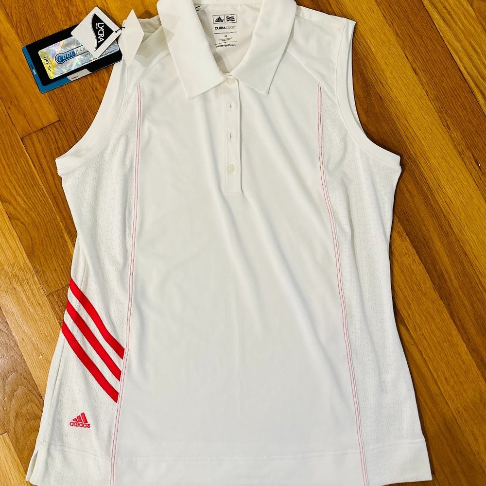 Adidas Tennis or Golf Climacool Sleeveless Collared Shirt